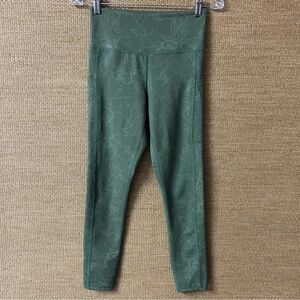 Zyia Leggings Women’s 4 Green Cropped